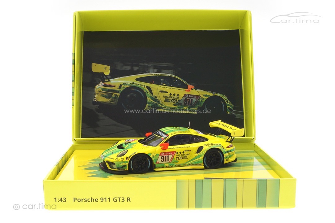 Porsche 911 (991 II) GT3 R 24h Nürburgring 2019 Estre/Vanthoor/Bamber/Christensen 1:43 Minichamps