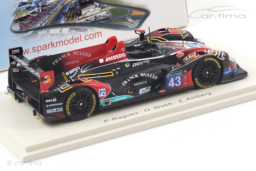 Morgan Evo 24h Le Mans 2015 Amberg/Ragues/Webb Spark 1:43 S4657 Morgan Evo 24h Le Mans 2015 Amberg/Ragues/Webb Spark 1:43 S4657