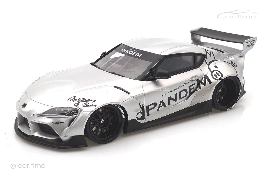 Pandem Toyota GR Supra V1.0 silver TopSpeed 1:18 TS0297 | TS0297