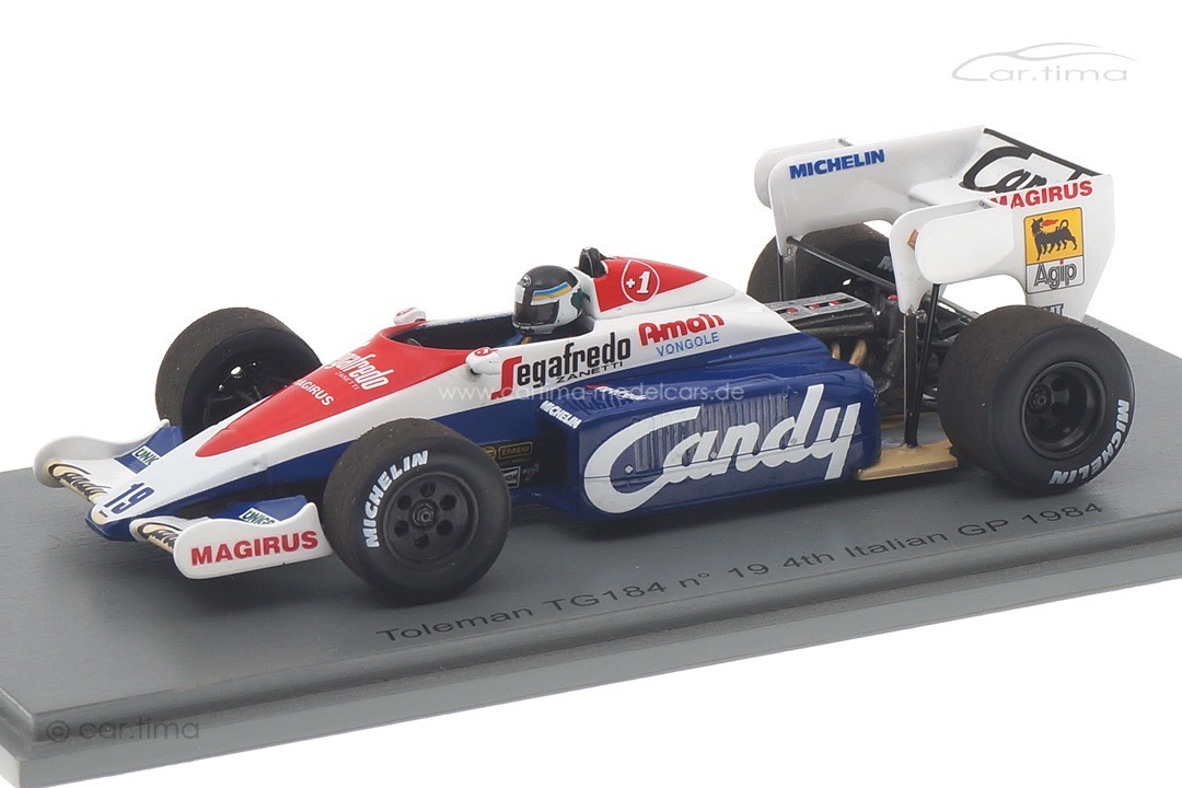 Toleman TG184 GP Italien 1984 Stefan Johansson Spark 1:43 S2783 Toleman TG184 GP Italien 1984 Stefan Johansson Spark 1:43 S2783