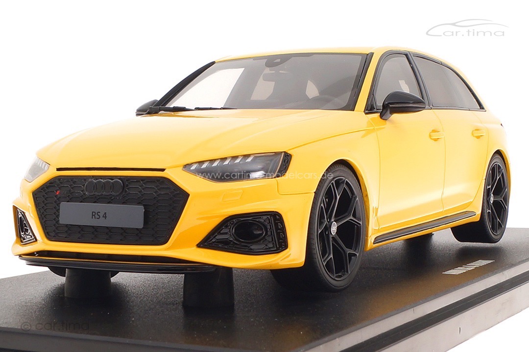 Audi RS4 B9 25th Anniversary Imolagelb GT Spirit 1:18 GT935 Audi RS4 B9 25th Anniversary Imolagelb GT Spirit 1:18 GT935
