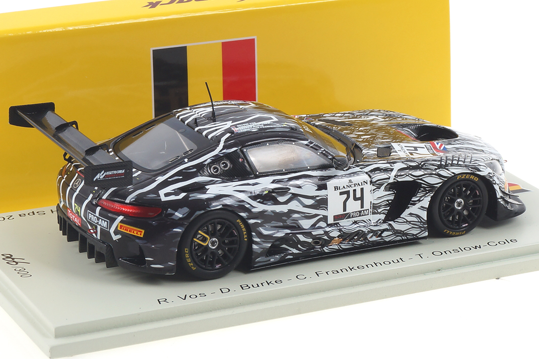 Mercedes-AMG GT3 24h Spa 2019 Burke/Frankenhout/Vos Spark 1:43 SB268 Mercedes-AMG GT3 24h Spa 2019 Burke/Frankenhout/Vos Spark 1:43 SB268