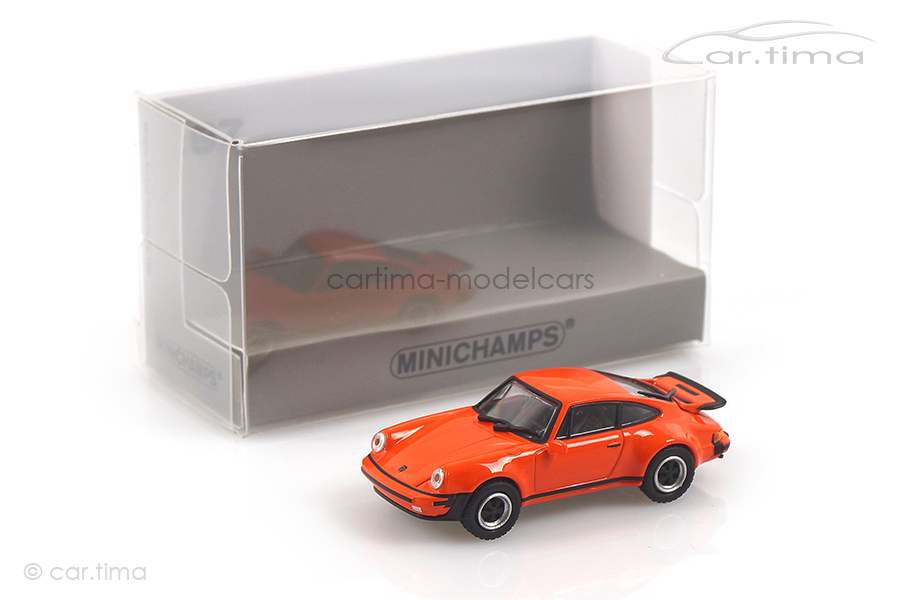 Porsche 911 (930) Turbo 3.0 1977 orange Minichamps 1:87 870066104
