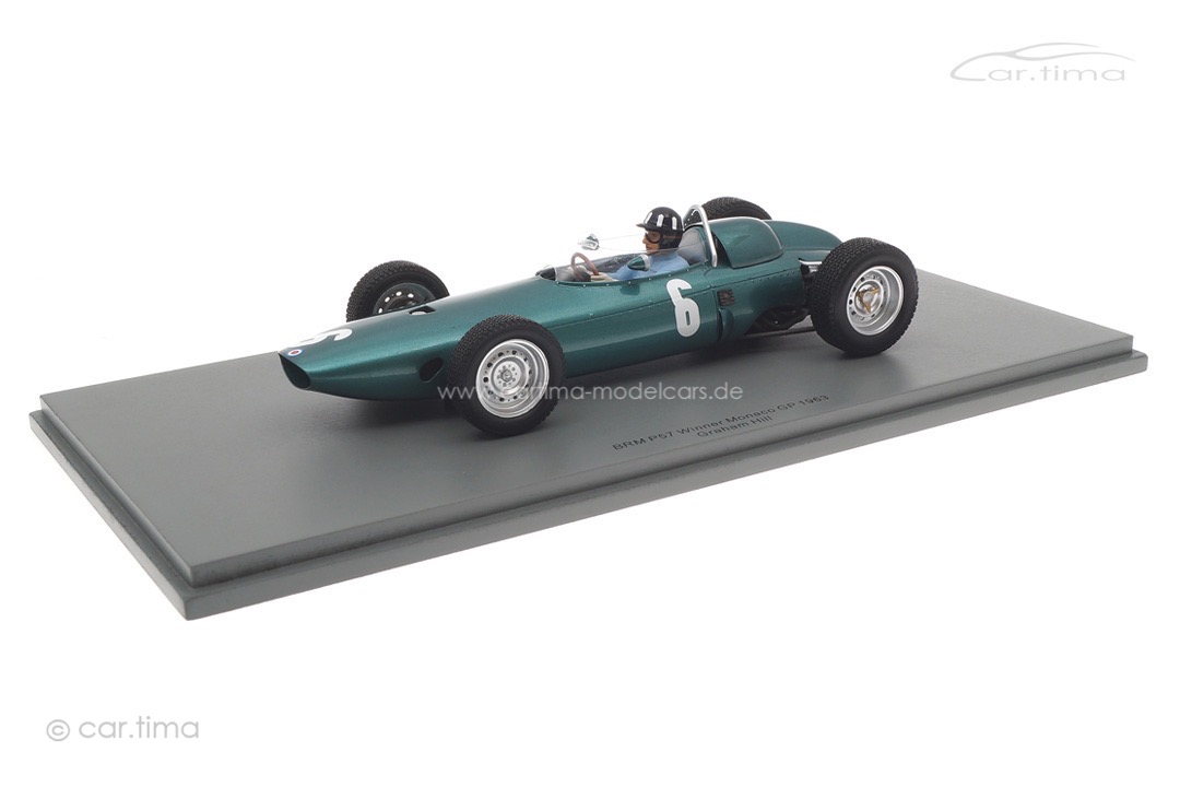BRM P57 Winner GP Monaco 1963 Graham Hill Spark 1:18 18S545 BRM P57 Winner GP Monaco 1963 Graham Hill Spark 1:18 18S545