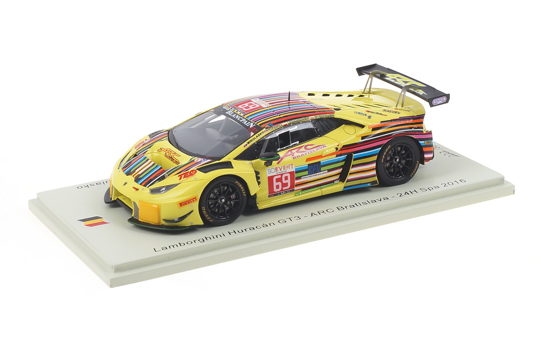 Lamborghini Huracán GT3 24h Spa 2016 Konôpka/Lewandowski/Mikulasko Spark 1:43 SB290