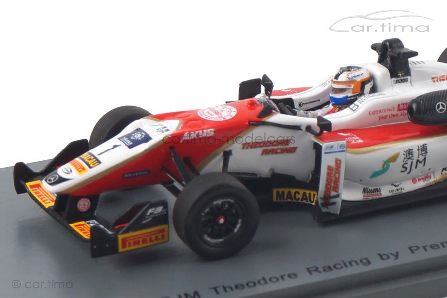 Dallara F3 SJM Macau GP 2016 Felix Rosenqvist Spark 1:43 SA119