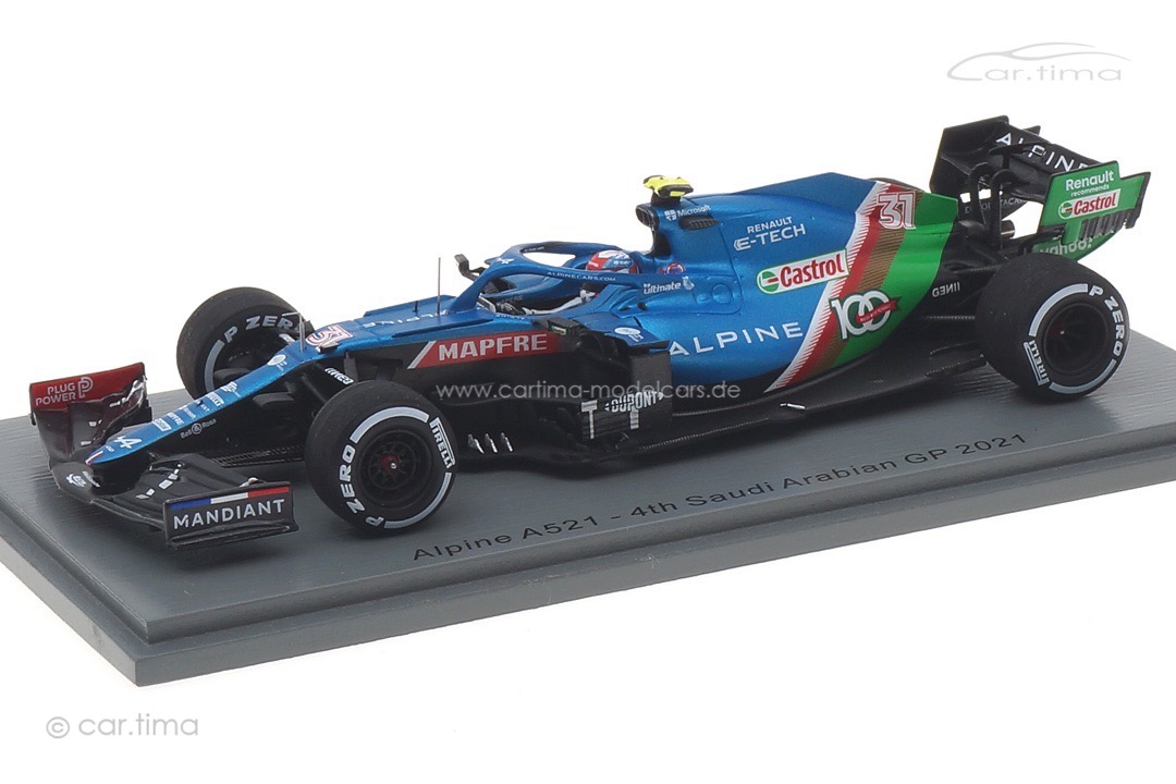 Alpine A521 GP Saudi Arabien 2021 Esteban Ocon Spark 1:43 S7852 Alpine A521 GP Saudi Arabien 2021 Esteban Ocon Spark 1:43 S7852