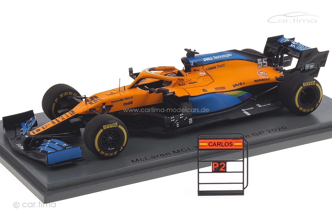 McLaren MCL35 GP Italien 2020 Carlos Sainz Jr. Spark 1:43 S6481 McLaren MCL35 GP Italien 2020 Carlos Sainz Jr. Spark 1:43 S6481