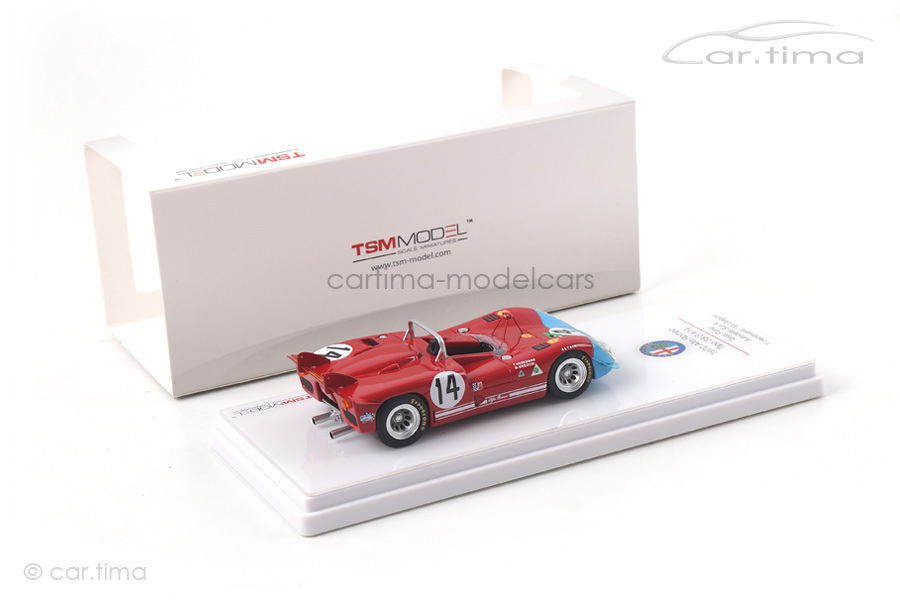 Alfa Romeo Tipo 33/3 Targa Florio 1970 Gregory/Hezemans TSM 1:43 TSM154365 Alfa Romeo Tipo 33/3 Targa Florio 1970 Gregory/Hezemans TSM 1:43 TSM154365