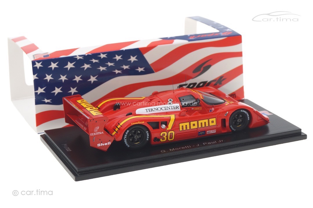 Porsche 962 C 2h Road America 1992 Moretti/Paul Jr. Spark 1:43 US104 Porsche 962 C 2h Road America 1992 Moretti/Paul Jr. Spark 1:43 US104