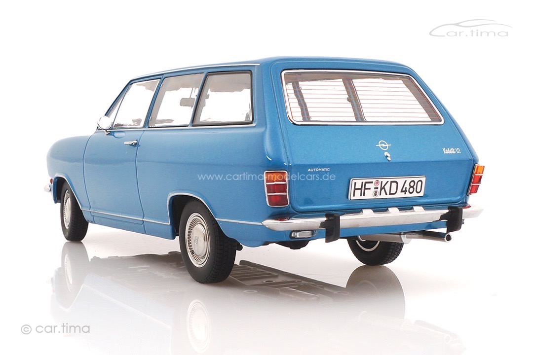 Opel Kadett B Caravan Sierra Monza Blue met. Touring 1:18 18048105