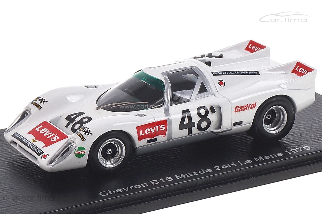 Chevron B16 Mazda 24h Le Mans 1970 Vernaeve/Deprez Spark 1:43 S9400 Chevron B16 Mazda 24h Le Mans 1970 Vernaeve/Deprez Spark 1:43 S9400