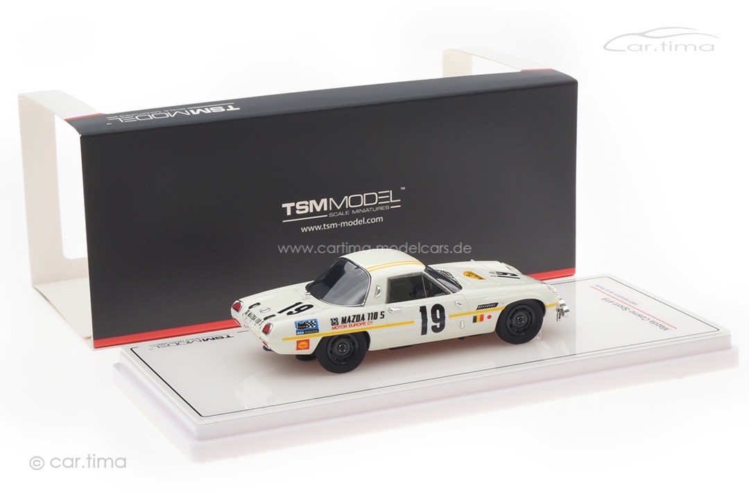 Mazda Cosmo Sport Rallye Marathon De La Route 1968 Darnier/Deprez/Ackermans TSM 1:43 TSM430568 Mazda Cosmo Sport Rallye Marathon De La Route 1968 Darnier/Deprez/Ackermans TSM 1:43 TSM430568