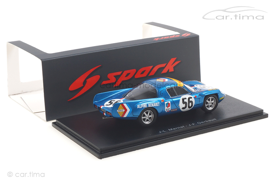 Alpine A210 24h Le Mans 1968 Marnat/Gerbault Spark 1:43 S5474 Alpine A210 24h Le Mans 1968 Marnat/Gerbault Spark 1:43 S5474