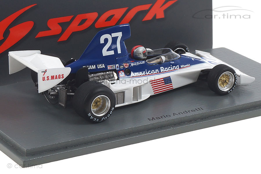 Parnelli VPJ4B GP Long Beach 1976 Mario Andretti Spark 1:43 S1891 Parnelli VPJ4B GP Long Beach 1976 Mario Andretti Spark 1:43 S1891
