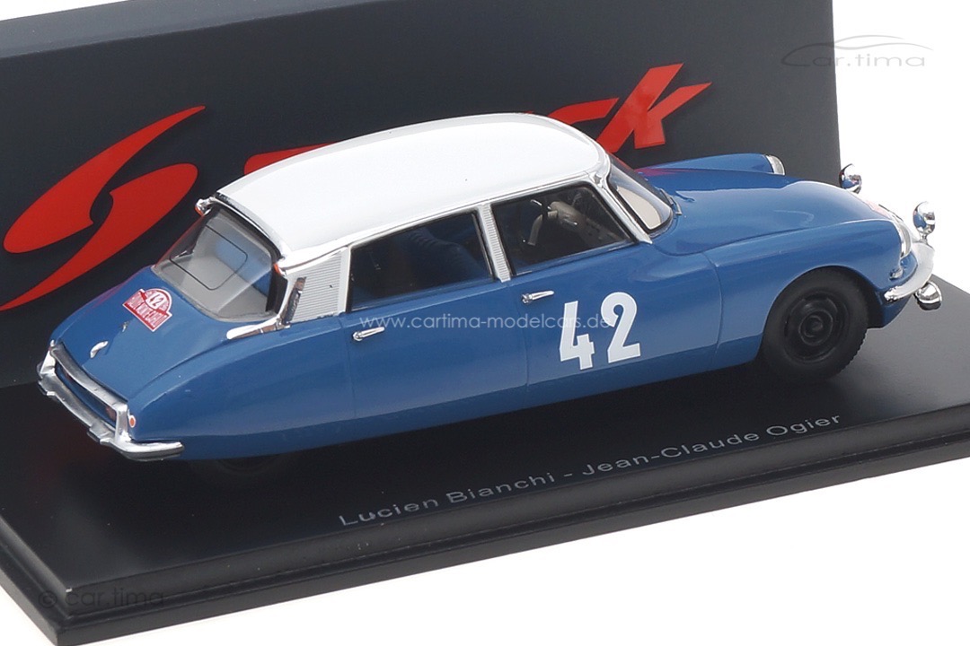 Citroen DS19 Rallye Monte Carlo 1963 Bianchi/Ogier Spark 1:43 S5532 Citroen DS19 Rallye Monte Carlo 1963 Bianchi/Ogier Spark 1:43 S5532