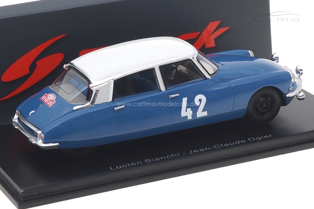 Citroen DS19 Rallye Monte Carlo 1963 Bianchi/Ogier Spark 1:43 S5532