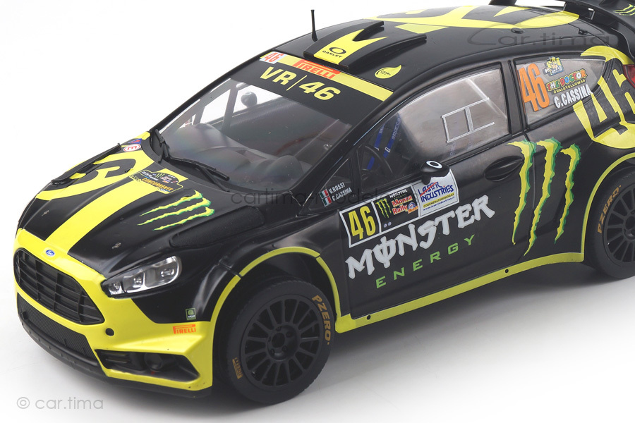 Ford Fiesta RS WRC Monza Rally 2014 Rossi/Cassina IXO Models 1:18 18RMC014 Ford Fiesta RS WRC Monza Rally 2014 Rossi/Cassina IXO Models 1:18 18RMC014