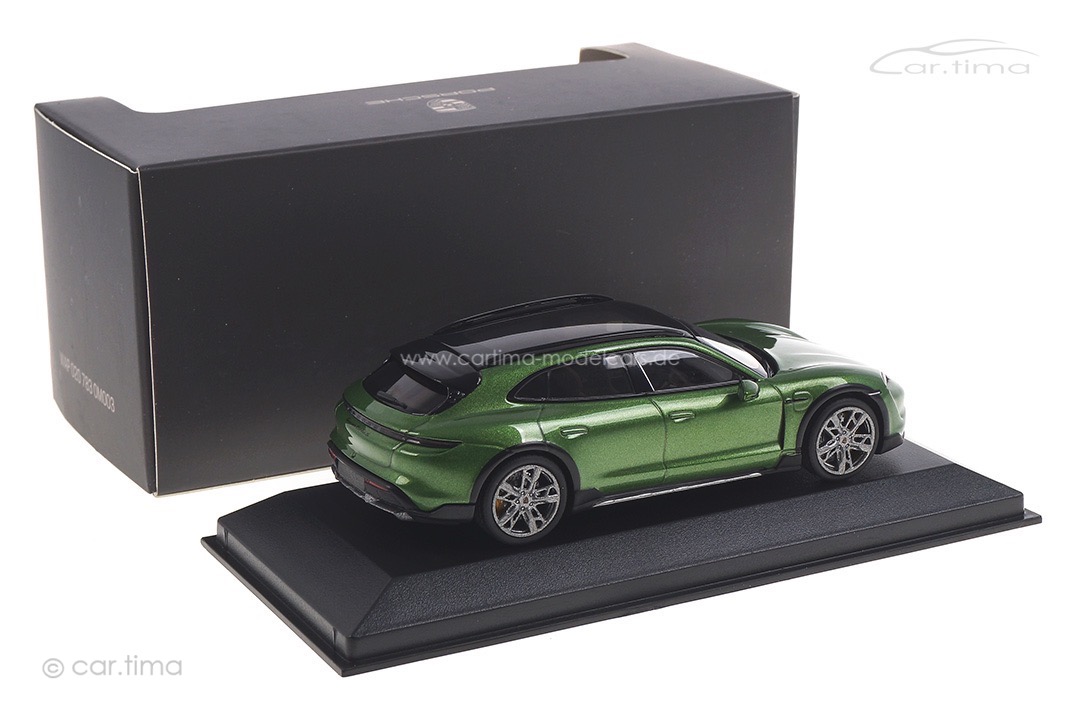 Porsche Taycan Turbo S Cross Turismo Mambagrünmet. Minichamps 1:43 WAP0207830M003 Porsche Taycan Turbo S Cross Turismo Mambagrünmet. Minichamps 1:43 WAP0207830M003