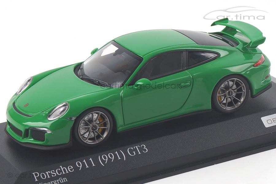 Porsche 911 (991) GT3 Vipergrün Minichamps 1:43 CA04316082 Porsche 911 (991) GT3 Vipergrün Minichamps 1:43 CA04316082