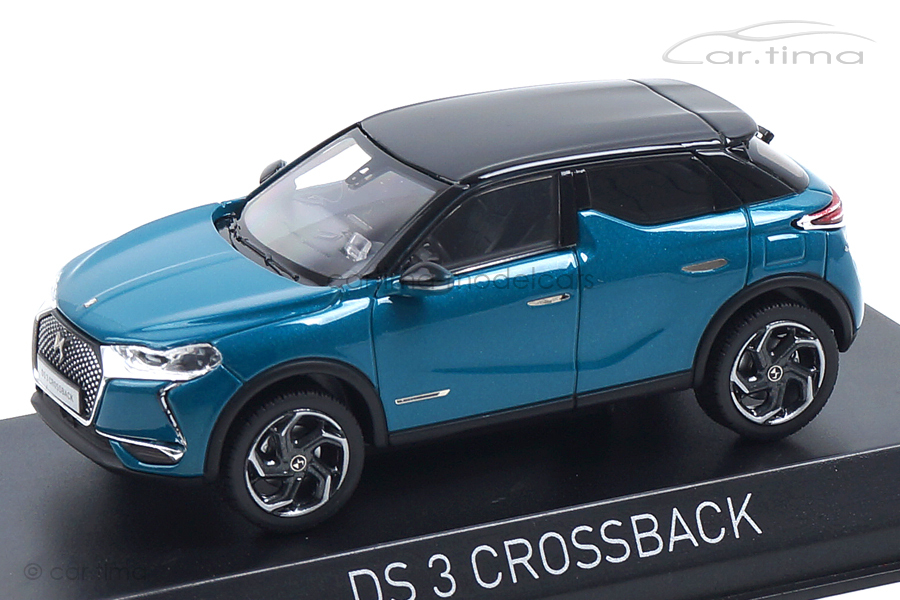 Citroen DS 3 Crossback 2019 blau/schwarz Norev 1:43 170021 Citroen DS 3 Crossback 2019 blau/schwarz Norev 1:43 170021