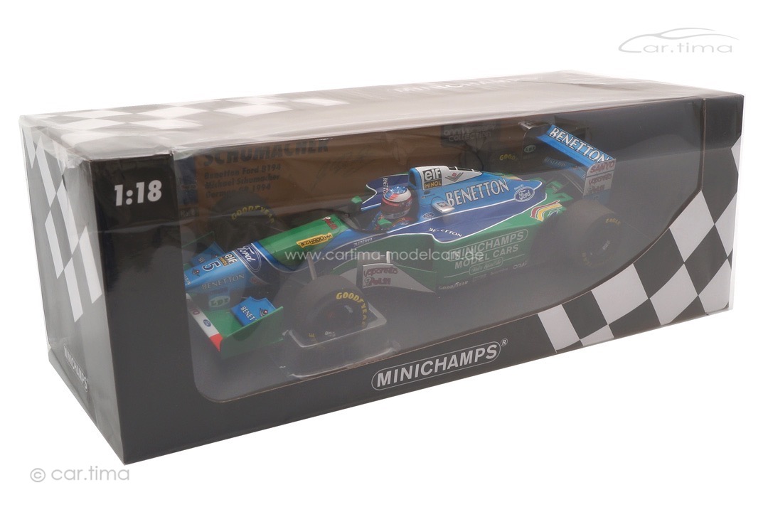 Benetton Ford B194 GP Deutschland 1994 Michael Schumacher Minichamps 1:18 510942705 Benetton Ford B194 GP Deutschland 1994 Michael Schumacher Minichamps 1:18 510942705