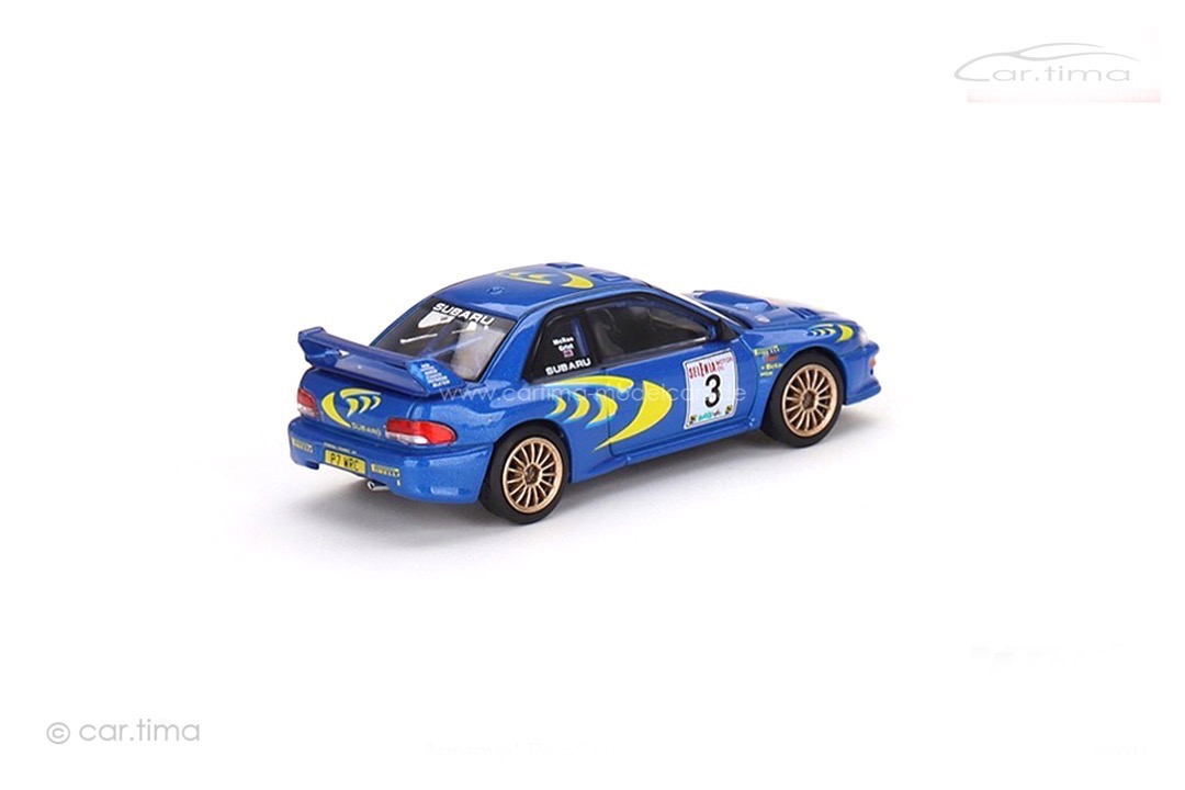 Subaru Impreza WRC97 #3 McRae 1997 Rally Sanremo Winner MINI GT 1:64 MGT00512-L