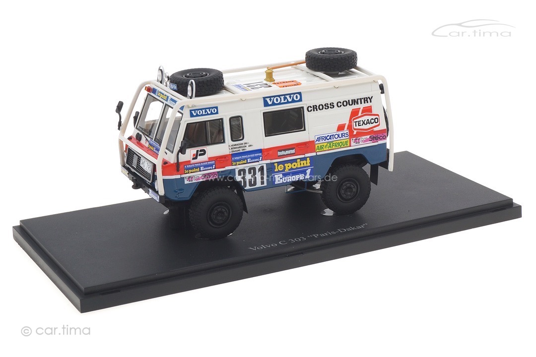 Volvo C-303 Paris-Dakar 1983 weiß/rot/blau autocult 1:43 07022