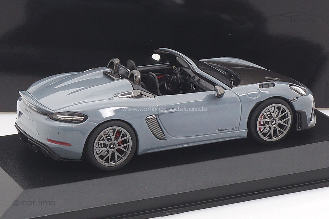Porsche 718 Spyder RS Weissach Package Arktikgrau Minichamps 1:43 410063130