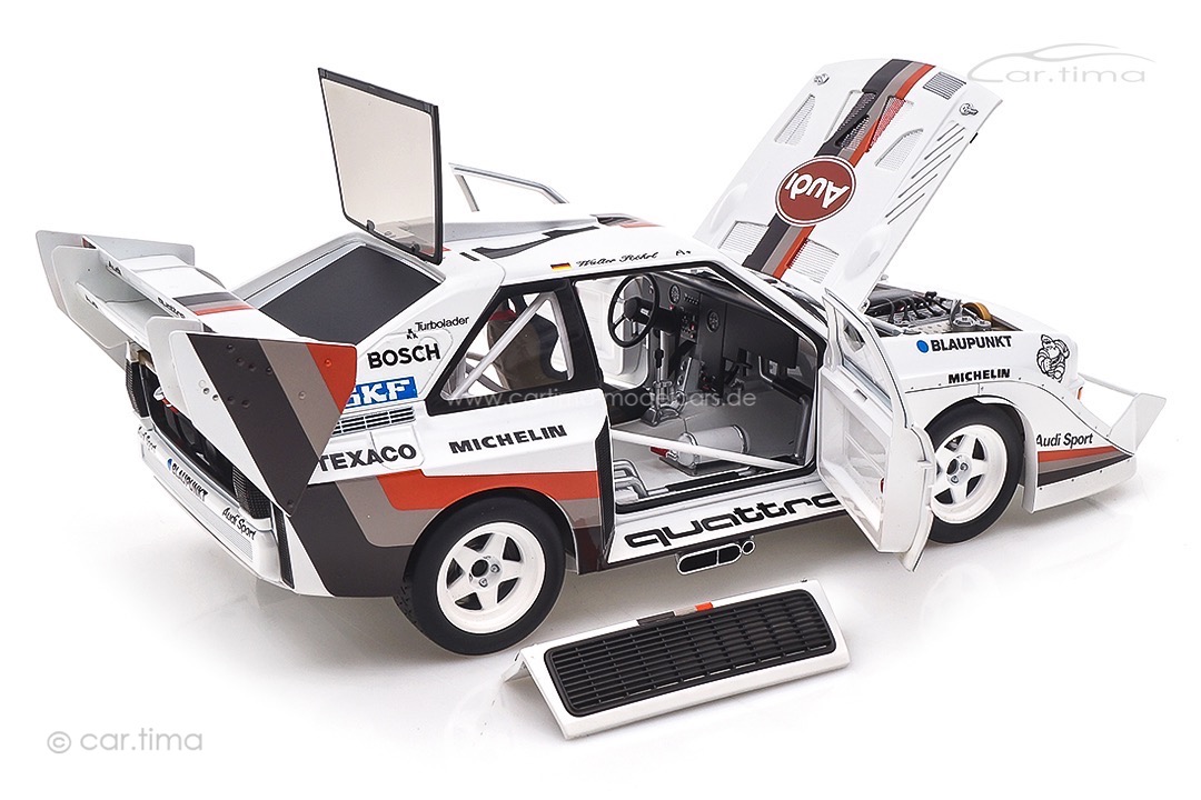 Audi Sport quattro S1 Winner Pikes Peak 1987 Walter Röhrl AUTOart 1:18 88700 Audi Sport quattro S1 Winner Pikes Peak 1987 Walter Röhrl AUTOart 1:18 88700