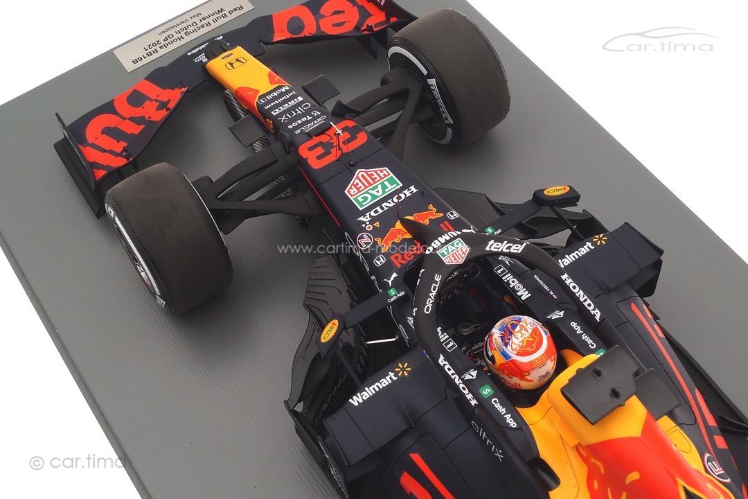 Red Bull Racing RB16B Winner GP Niederlande 2021 Max Verstappen inkl. Vitrine Spark 1:12 12S029 Red Bull Racing RB16B Winner GP Niederlande 2021 Max Verstappen inkl. Vitrine Spark 1:12 12S029