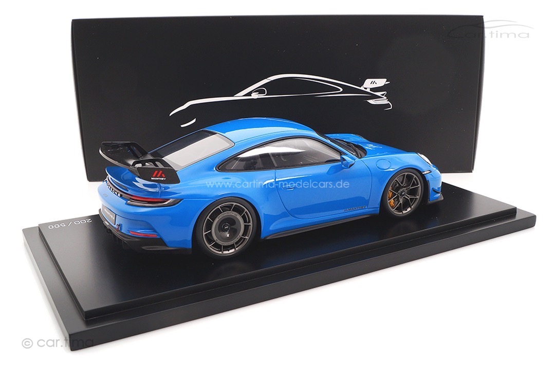 Porsche 911 (992) GT3 Manthey Kit Sharkblue Spark 1:18 WAP0213020TGT3