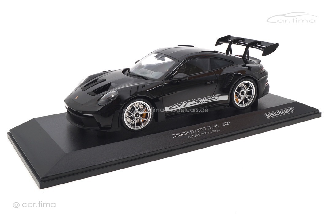 Porsche 911 (992) GT3 RS Schwarz Minichamps 1:18 155062231 Porsche 911 (992) GT3 RS Schwarz Minichamps 1:18 155062231