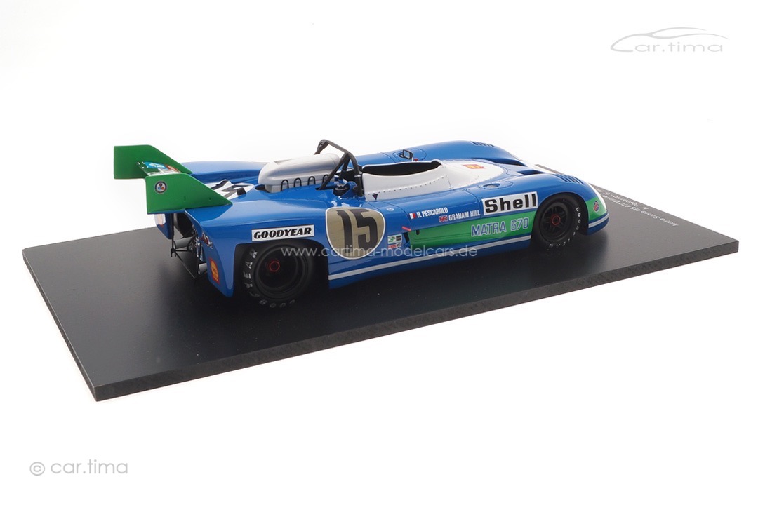 Matra Simca MS 670 Winner 24h Le Mans 1972 Hill/Pescarolo Spark 1:18 18LM72