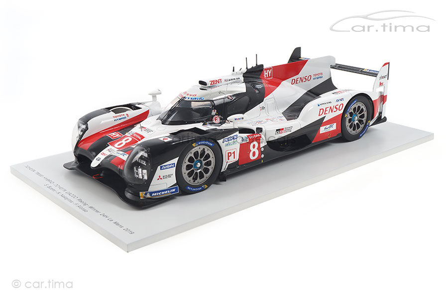 Toyota TS050 Hybrid Winner 24h Le Mans 2019 Alonso/Buemi/Nakajima Spark 1:18 18LM19