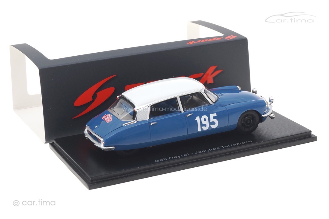 Citroen DS19 Rallye Monte Carlo 1963 Neyret/Terramorsi Spark 1:43 S5533 Citroen DS19 Rallye Monte Carlo 1963 Neyret/Terramorsi Spark 1:43 S5533