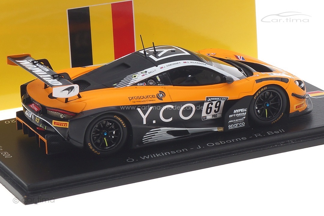 McLaren 720S GT3 24h Spa 2020 Bell/Osborne/Wilkinson Spark 1:43 SB405