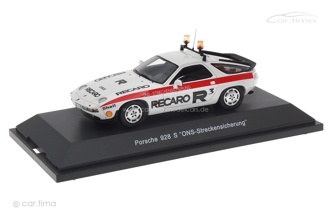 Porsche 928 S ONS-Streckensicherung 1979 weiß/rot Schuco 1:43 450919400 Porsche 928 S ONS-Streckensicherung 1979 weiß/rot Schuco 1:43 450919400