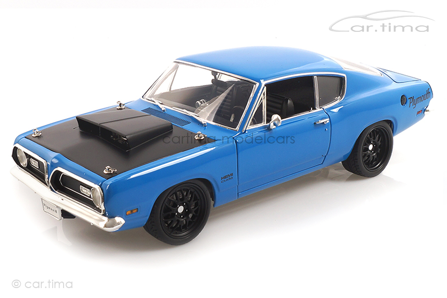 Plymouth Hemi Cuda Street Fighter blau ACME 1:18 A1806117 Plymouth Hemi Cuda Street Fighter blau ACME 1:18 A1806117