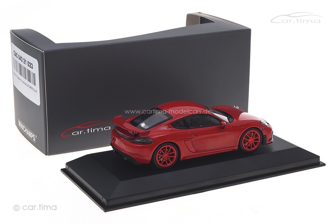 Porsche 718 Cayman GT4 car.tima CUSTOMERS CLUB Minichamps car.tima CUSTOMIZED 1:43 Porsche 718 Cayman GT4 car.tima CUSTOMERS CLUB Minichamps car.tima CUSTOMIZED 1:43