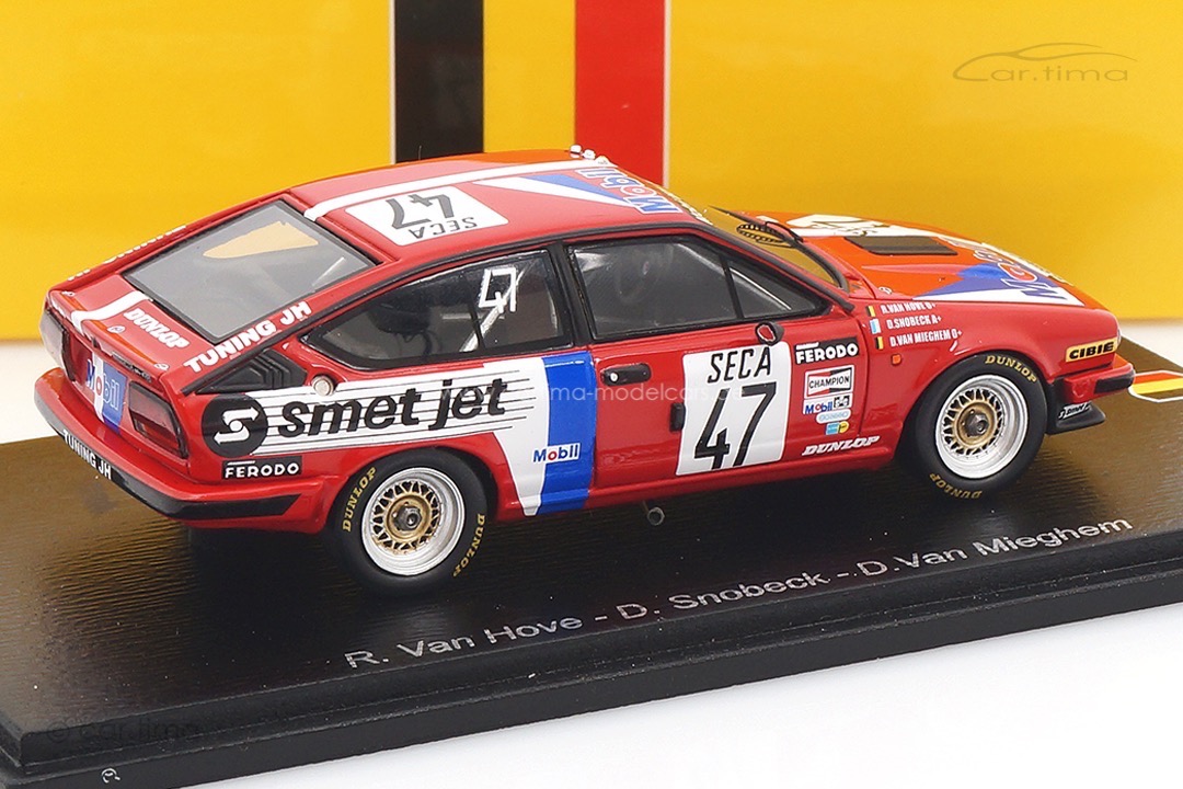 Alfa Romeo GTV6 24h Spa 1982 Van Hove/Snobeck/Van Mieghem Spark 1:43 SB543