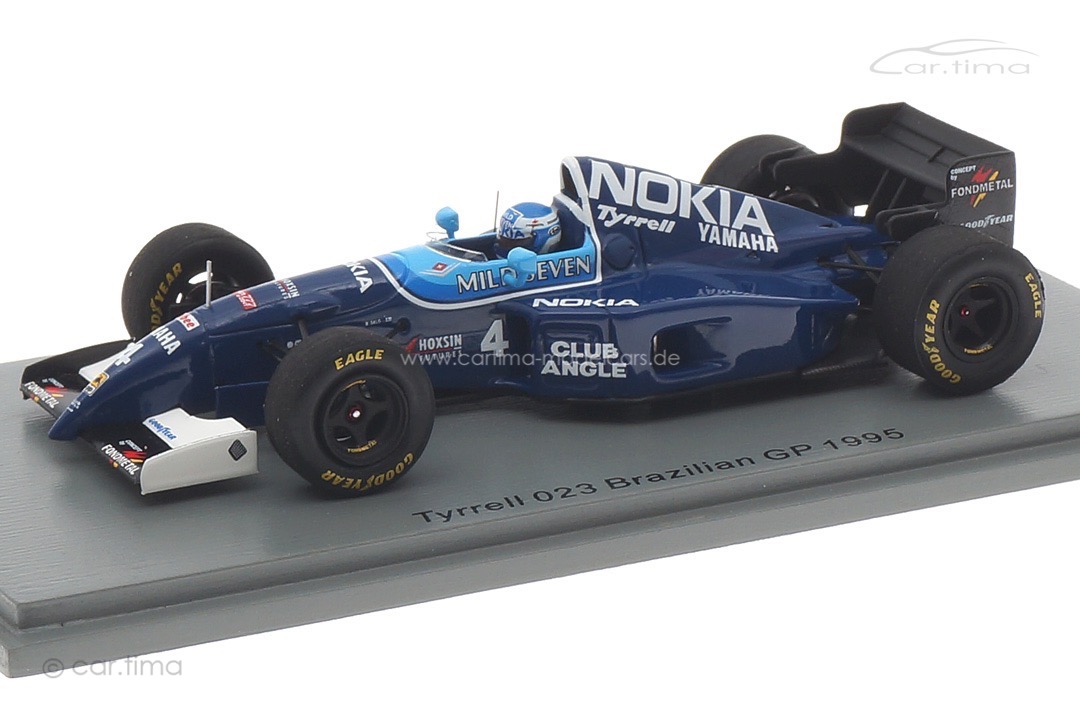Tyrrell 023 GP Brasilien 1995 Mika Salo Spark 1:43 S6974 Tyrrell 023 GP Brasilien 1995 Mika Salo Spark 1:43 S6974