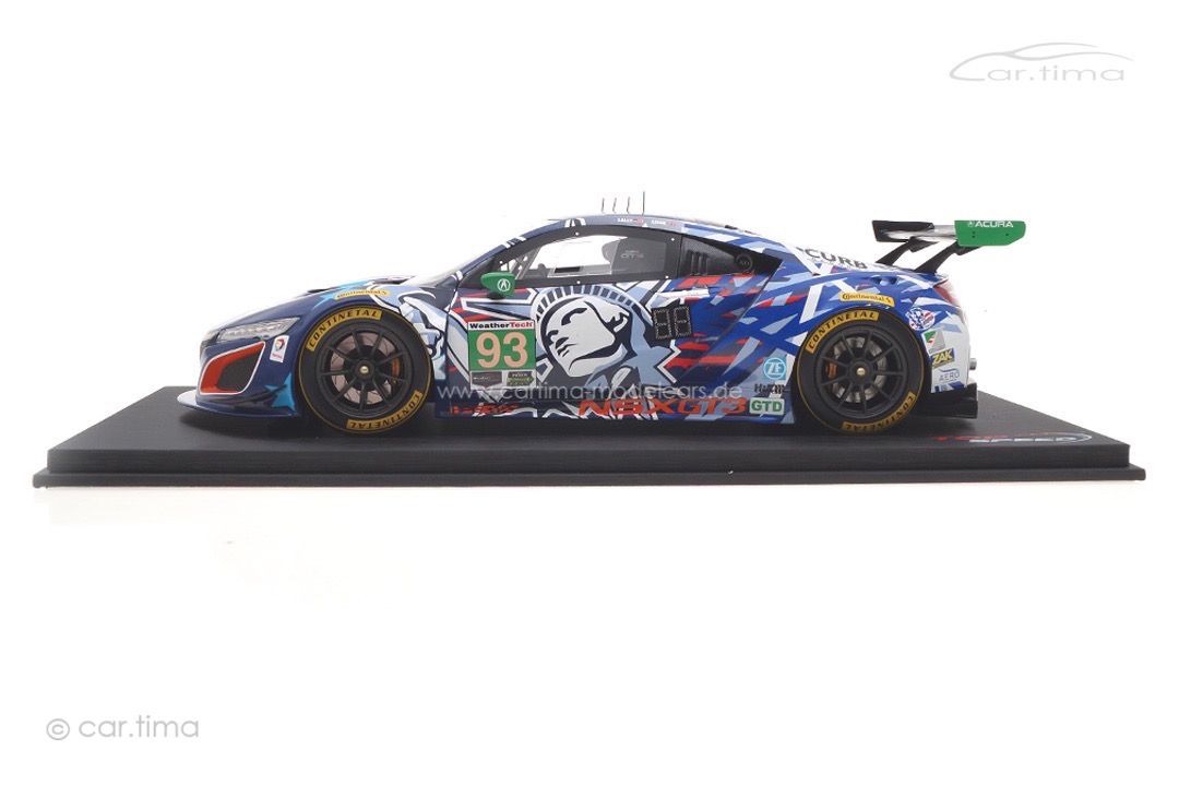 Acura NSX GT3 IMSA Watkins Glen 2017 Statue of Liberty TopSpeed 1:18 TS0271