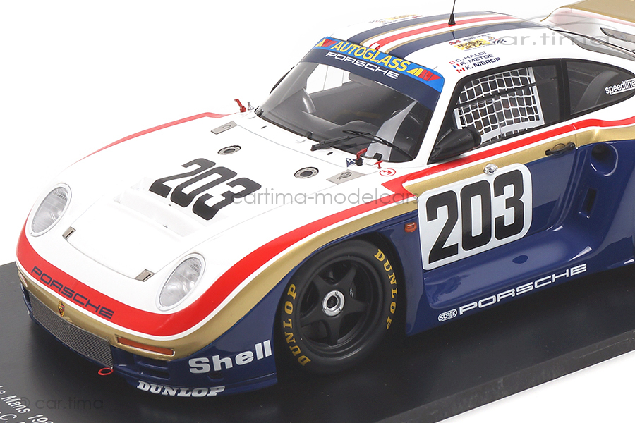 Porsche 961 24h Le Mans 1987 Haldi/Metge/Nierop Spark 1:18 18S210