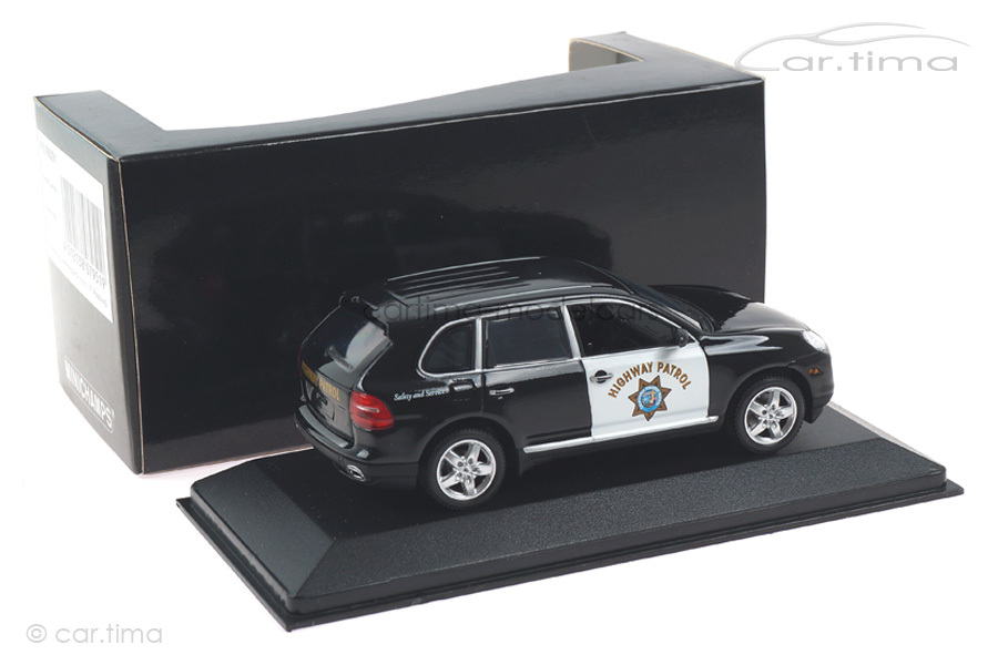Porsche Cayenne S (957) Highway Patrol Minichamps 1:43 400066291