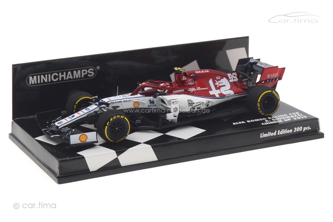 Alfa Romeo Racing C38 Chinese GP 2019 Antonio Giovinazzi Minichamps 1:43 417190399