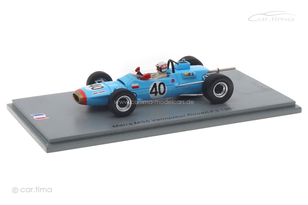 Matra MS5 Vainqueur Rouen F3 1968 Adam Potocki Spark 1:43 SF289