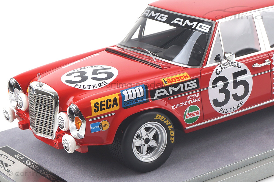 Mercedes-Benz 300 SEL 6.3 AMG 24h Spa 1971 Heyer/Schickentanz Tecnomodel 1:18 TM18-70C Mercedes-Benz 300 SEL 6.3 AMG 24h Spa 1971 Heyer/Schickentanz Tecnomodel 1:18 TM18-70C