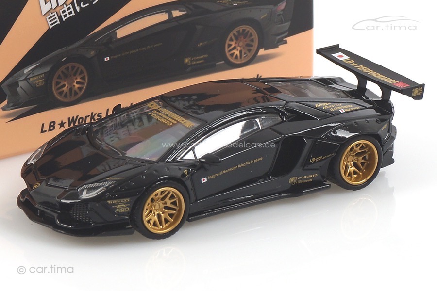 LB Works Lamborghini Aventador (LHD) schwarz MINI GT 1:64 MGT00058-L LB Works Lamborghini Aventador (LHD) schwarz MINI GT 1:64 MGT00058-L