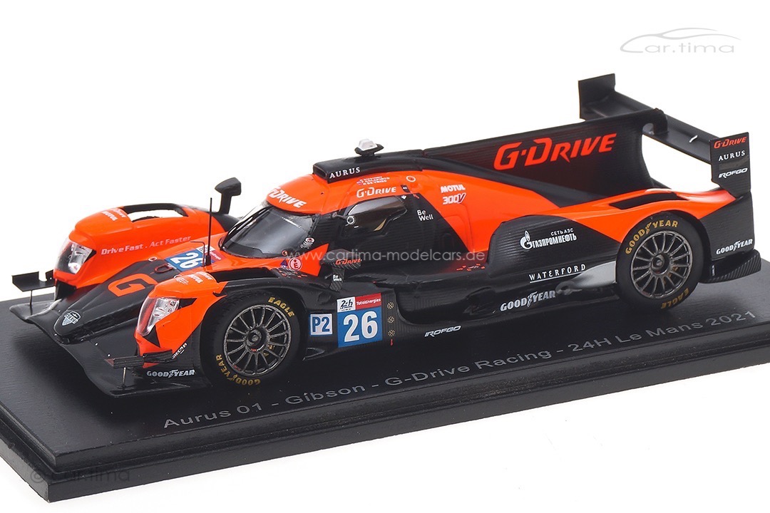 Aurus 01-Gibson 24h Le Mans 2021 Colapinto/de Vries/Rusinov Spark 1:43 S8242 Aurus 01-Gibson 24h Le Mans 2021 Colapinto/de Vries/Rusinov Spark 1:43 S8242